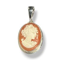 Anhänger Mandile 1922 Dame Cammei  in Silber Conchiglia 2MCICM226 - 2MCICM226